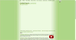 Desktop Screenshot of christinas-garden.com